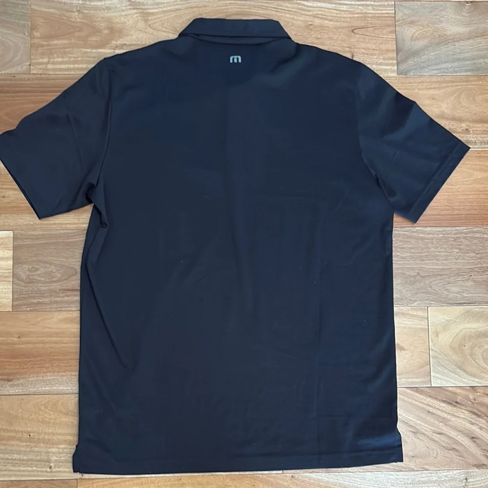 Travis Mathew Black Polo Shirt Casual Wear - Picture 8 of 9